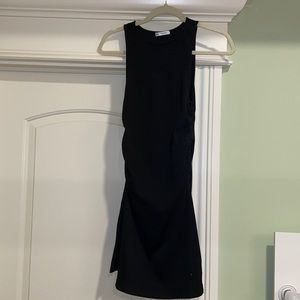 Black Zara dress with side slits